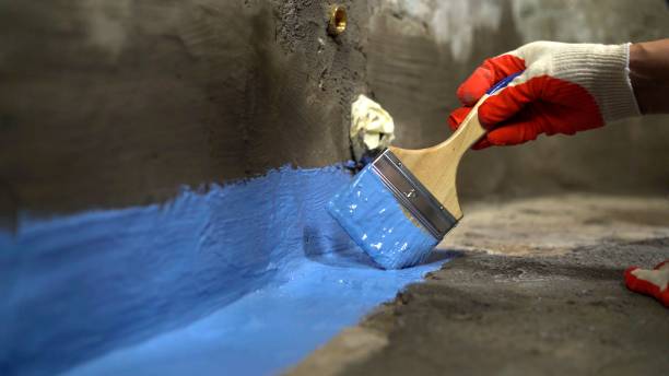 Commercial Waterproofing project at a Church Hill, MD business property by SJ Waterproofing Pros